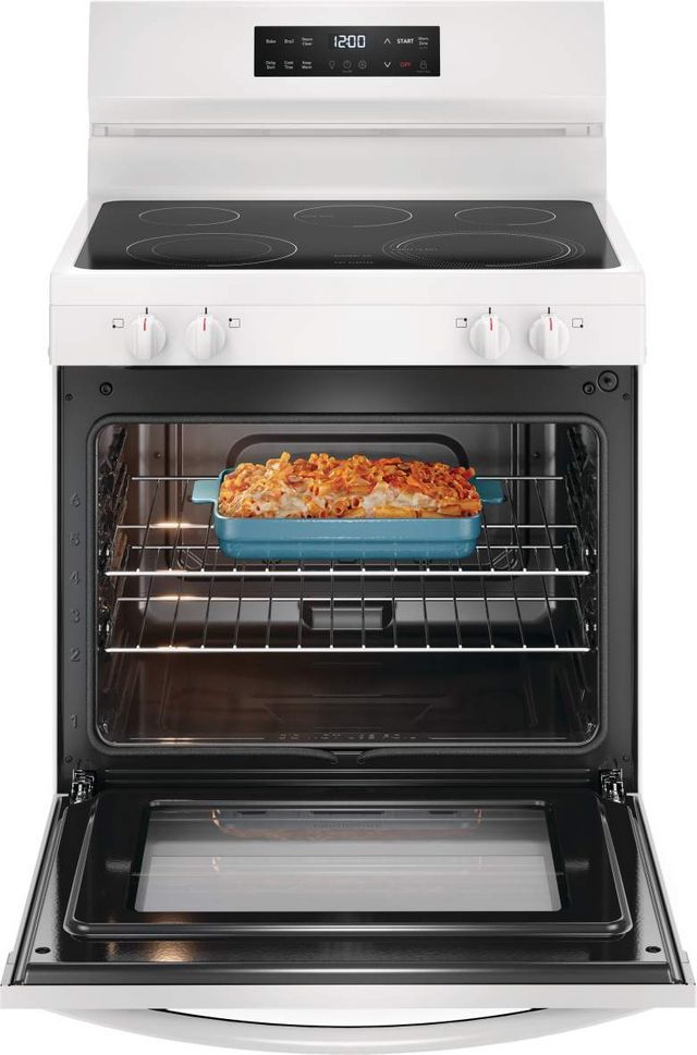 Frigidaire® 30" White Freestanding Electric Range-3