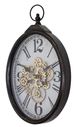 YHD Gold/White Ovate Gear Clock-1