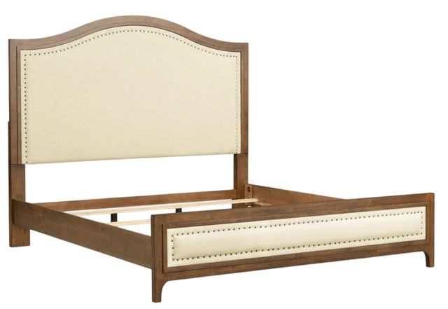 Legacy Classic Lake House Pinecone King Upholstered Panel Bed-0