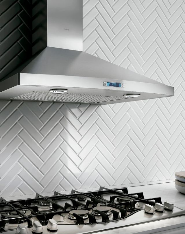 Elica Techne Series Pilato 36" Stainless Steel Wall Mounted Range Hood-3