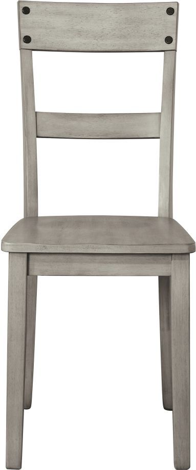 Signature Design by Ashley® Loratti Weathered Gray Dining Side Chair-1