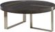 Uttermost® Converge Dry Ebony Coffee Table with Brushed Pewter Base-3