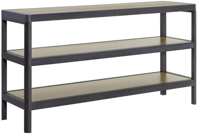 Bernards Elure Peppercorn Channel Console Table-0
