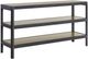 Bernards Elure Peppercorn Channel Console Table-0