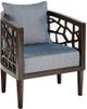 Olliix by INK+IVY Blue Crackle Accent Chair-0
