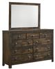 New Classic® Home Furnishings Blue Ridge 4-Piece Rustic Gray Eastern King Panel Bedroom Set-3