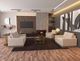 International Furniture Direct Georgia Ivory Sofa-1