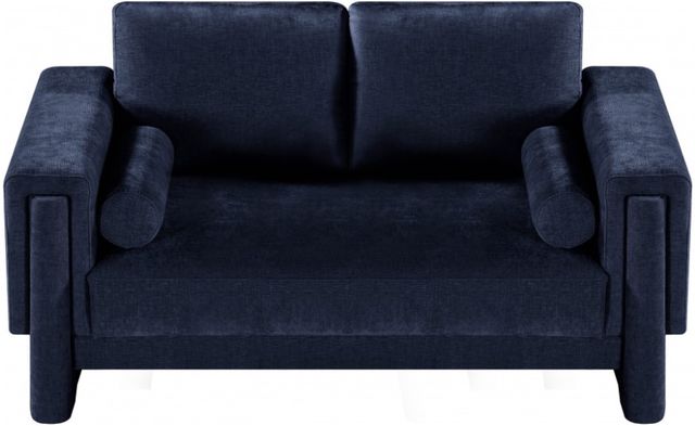 Meridian Furniture Madeline Navy Loveseat-1