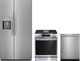 Frigidaire Gallery® 3 Piece Smudge-Proof® Stainless Steel Gas Kitchen Package-0