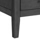 Elements International Versailles Contemporary Black Dresser and Mirror-4