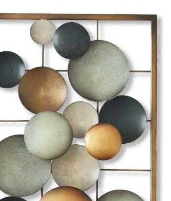 Classy Art 2-Piece Style 14 Black/Bronze/Gold/Gray Wall Decor Set-1