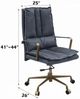 ACME Furniture Tinzud Gray Leather Office Chair-2