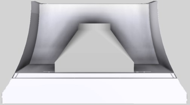 Vent-A-Hood® Designer Series 54" White Wall Mounted Range Hood-2
