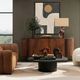 Dovetail Furniture May Red Table Lamp-1