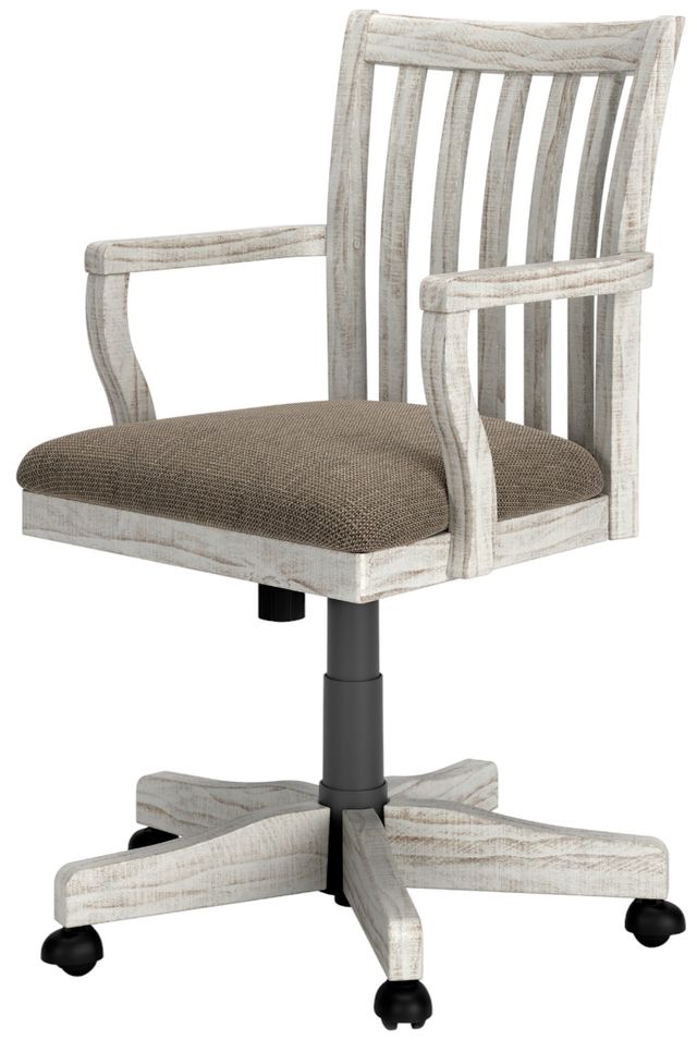 Signature Design by Ashley® Havalance White Home Office Desk Chair-2