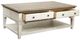 Riverside Furniture Myra Natural Leg Coffee Table with Paperwhite Base-3