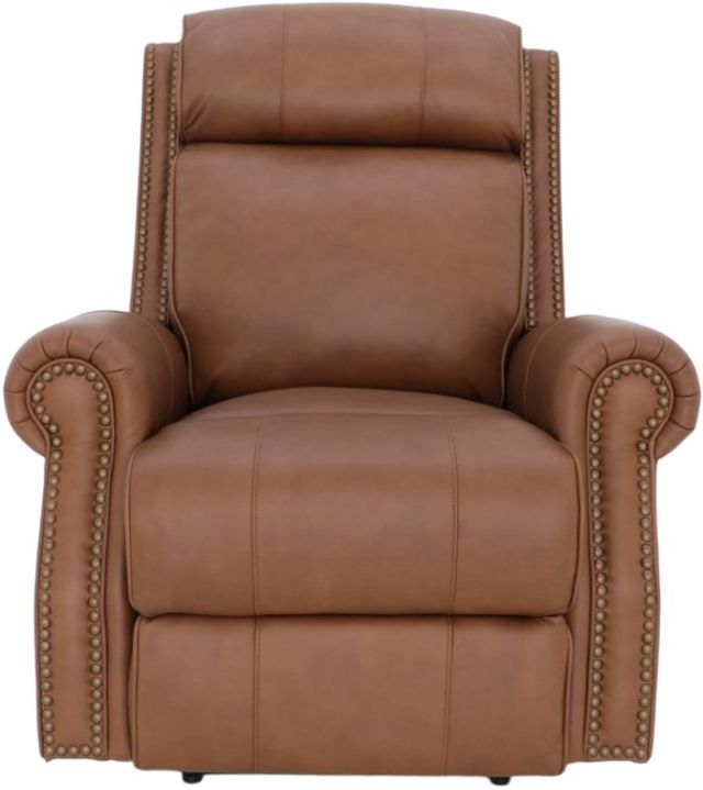 BarcaLounger® Blair Dobbs Saddle Leather Power Recliner-3