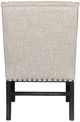 Nest Home Collections Josh Black Wash/Brownstone Arm Chair-3