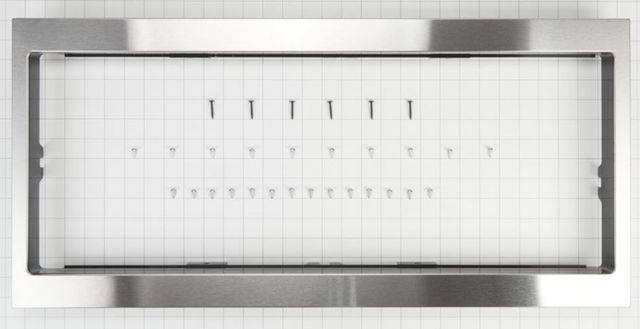 Whirlpool® Stainless Steel Built In Low Profile Microwave Slim Trim Kit-2