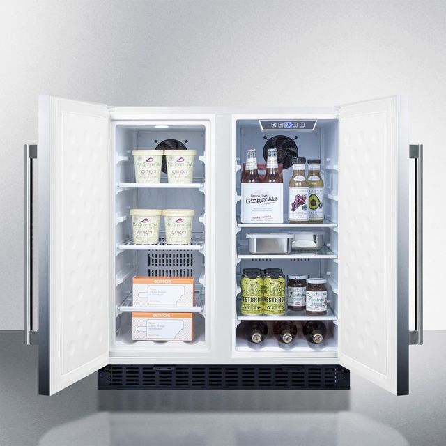 Summit® 5.4 Cu. Ft. Stainless Steel Under the Counter Refrigerator-3