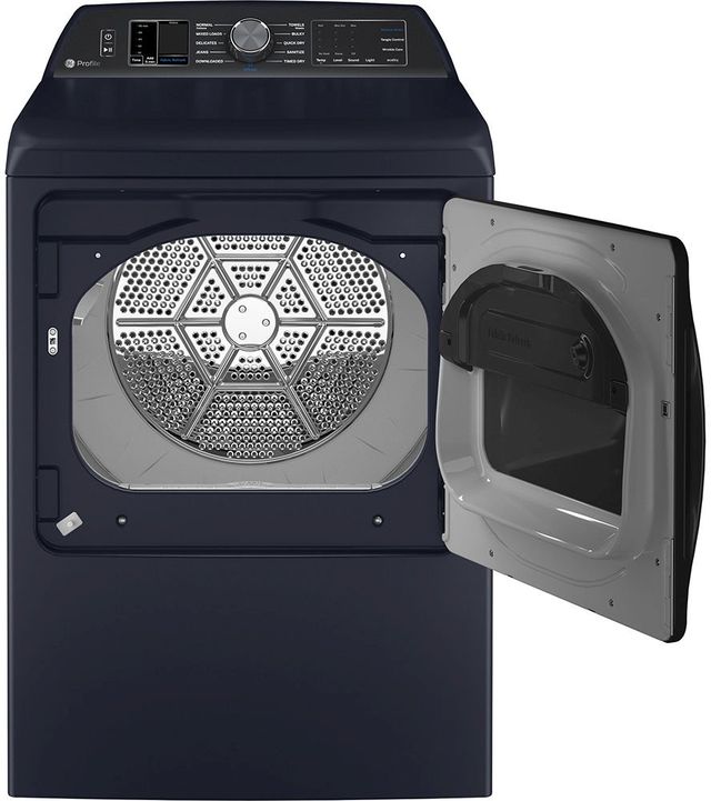 GE Profile™ 7.3 Cu. Ft. Sapphire Blue Electric Dryer-1