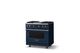 Viking® 5 Series 36" Slate Blue Pro Style Gas (NG) Range with Polished Chrome Trim-2