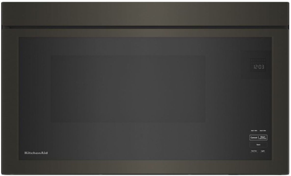 KitchenAid® 1.1 Cu. Ft. Black Stainless Steel Over The Range Microwave 