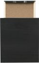 Linon Rudy Black 6-Drawer Rolling Storage Cart-5