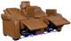 Homelegance® Apex Brown Double Power Reclining Console Loveseat-5
