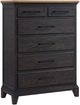 Elements International Montrose Brown/Espresso Chest-0
