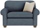 Flexsteel® Thornton Blue Dusk Chair and a Half-1