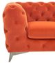 VIG Furniture Divani Casa Delilah Orange Accent Chair-2