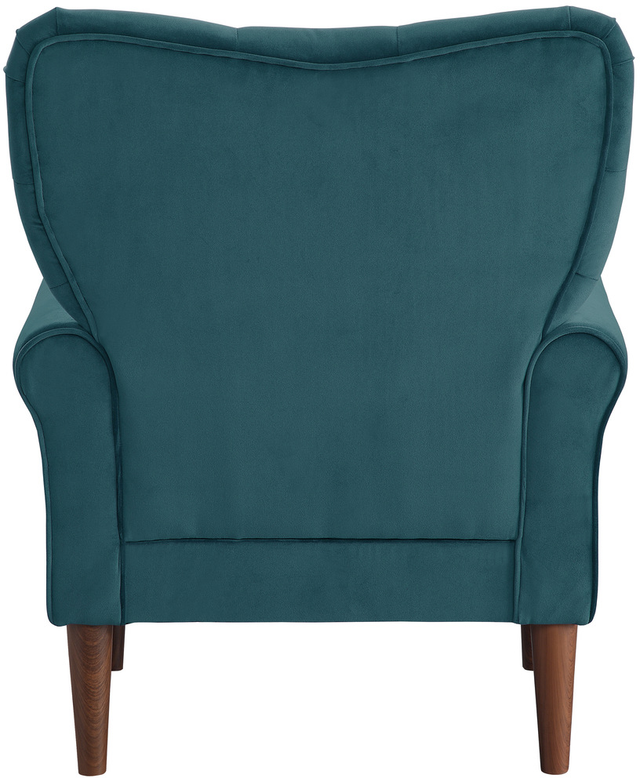 Mazin Furniture Kyrie Teal Upholstered Accent Chair-3