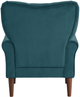 Mazin Furniture Kyrie Teal Upholstered Accent Chair-3