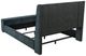 Coaster® Preston Dark Blue Queen Upholstered Panel Bed-3