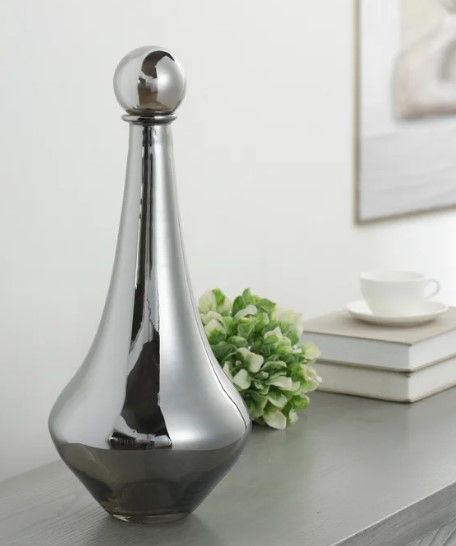 StyleCraft Austin Allen James Smoke Gray 18" Plated Glass-4