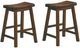 Homelegance® Saddleback Cherry 24" Counter Height Stool-2