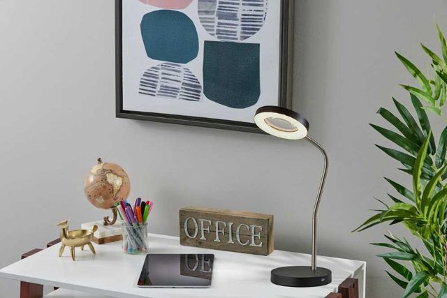 Adesso® Holmes Black LED Desk Lamp-2