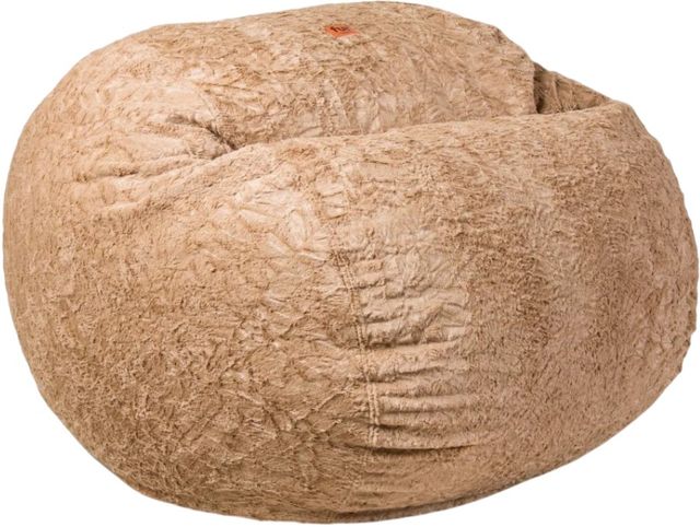 CordaRoy's® Original Tan Faux Fur King Bean Bag Chair-0