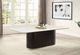 ACME Furniture Clayten White Dining Table with Espresso Base-1