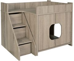 Progressive® Furniture Peeta Dark Taupe Cat Pet House