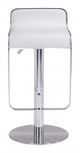 Zuo® Equino White Bar Stool-1