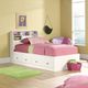 Sauder® Shoal Creek® Soft White® Twin Bookcase Headboard-2