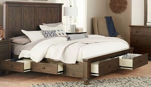 Aspenhome® Hudson Valley Chestnut Queen Panel Headboard-0