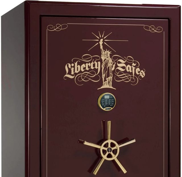 Liberty Safe Presidential Burgundy Gloss 40 Electronic Lock Gun Safe-1