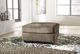 Pouf d'appoint Graftin en tissu brun Benchcraft®-3
