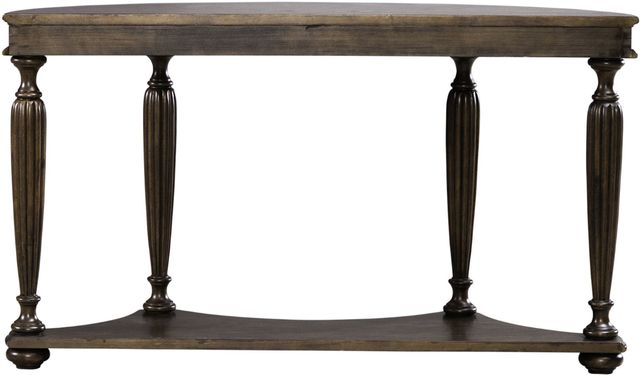 Liberty Furniture Allington Satin Sienna Demilune Sofa Table-3