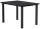 Homecrest™ Outdoor Living Customizable Timber Aluminum/Wood Rectangular Post Base Outdoor Bar Table with Hole -0