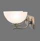 YHD Glacier Point Ivory Cloud/Satin Nickel 2-Light Vanity Lighting-3
