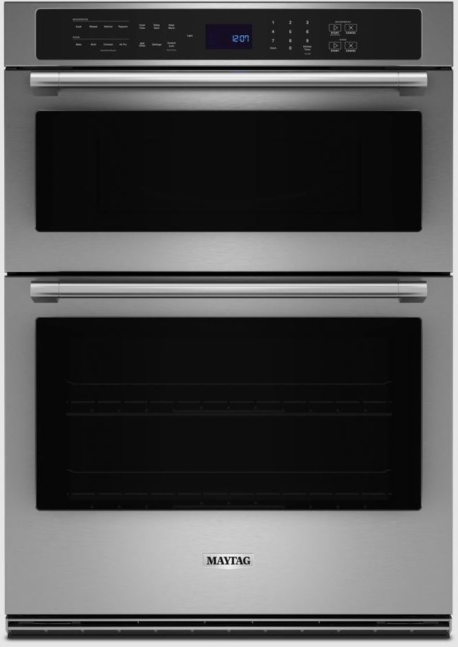 Maytag® 6.4 Cu. Ft. Fingerprint Resistant Stainless Steel Oven/Micro Combo Electric Wall Oven